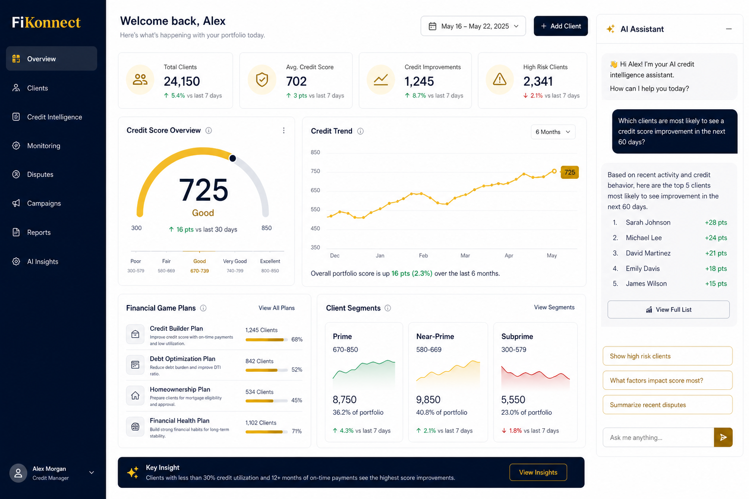 Platform Dashboard Interface