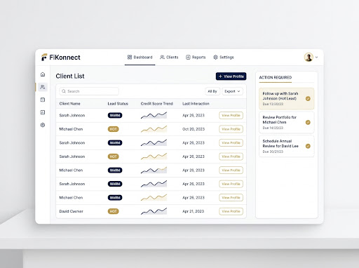 Professional CRM Dashboard